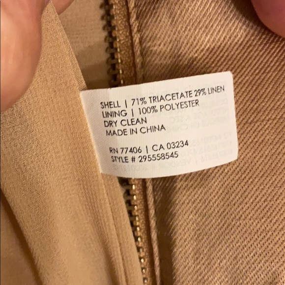 Club Monaco Gold bomber jacket “Bess Jacket” sizeL - Picture 5 of 5